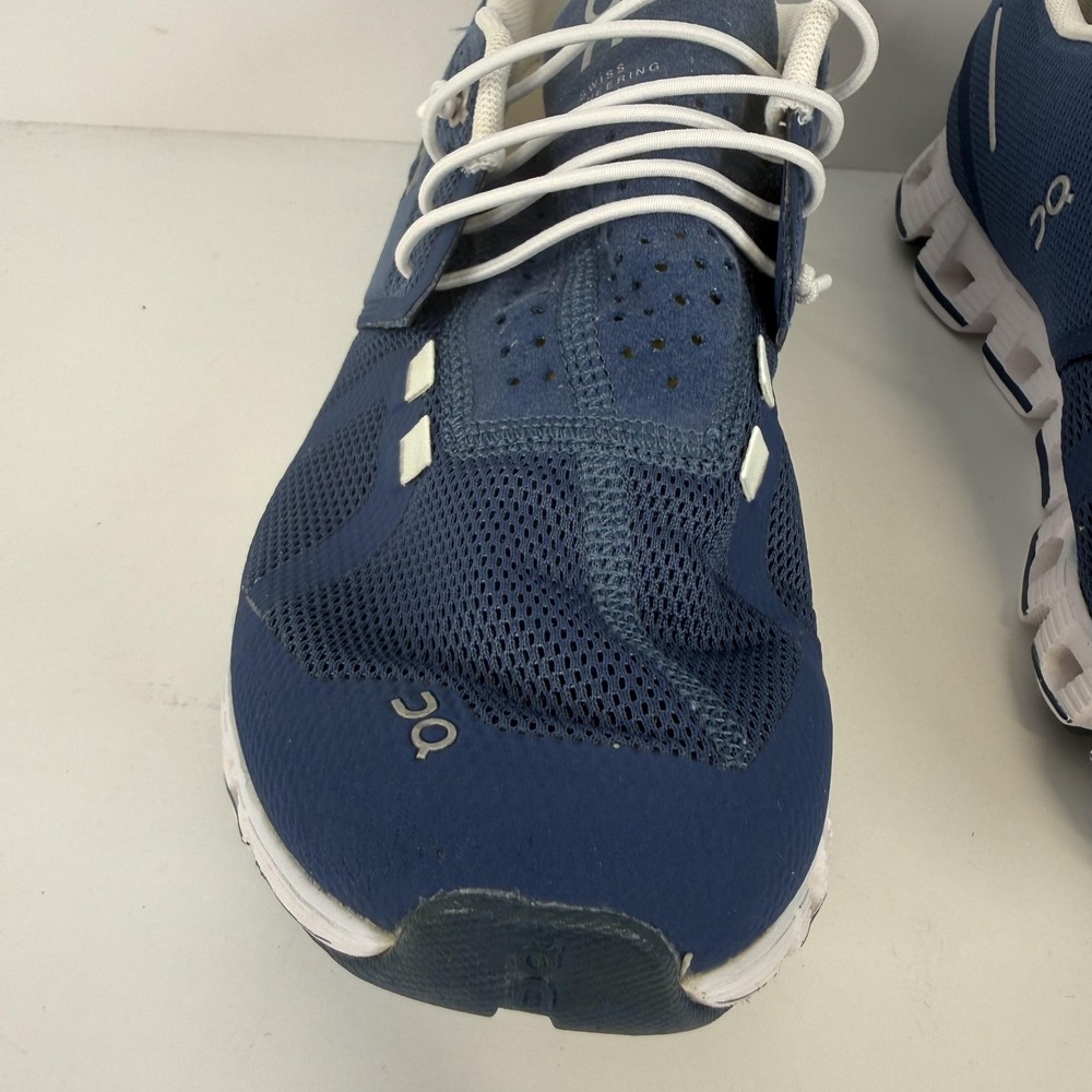 On Shoes Womens 8.5 Blue Cloud 5 CloudTec Running Mesh Athletic Low Top Sneakers - Picture 8 of 9